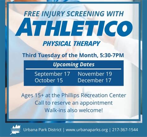 Free Injury Screenings .